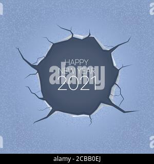 Frohes Neues Jahr 2021 Stock Vektor