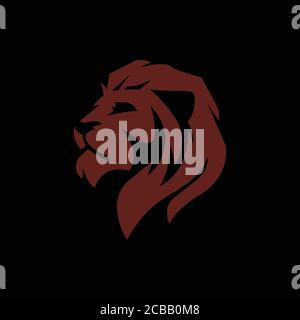 Vektor-Illustration der Löwenkopf Stock Vektor