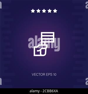 russland Vektor-Symbol moderne Illustration Stock Vektor