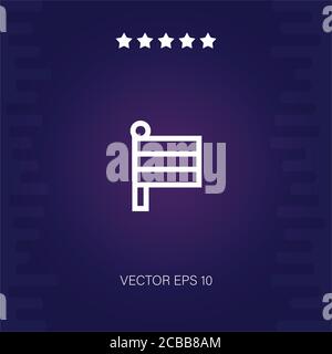 russland Vektor-Symbol moderne Illustration Stock Vektor