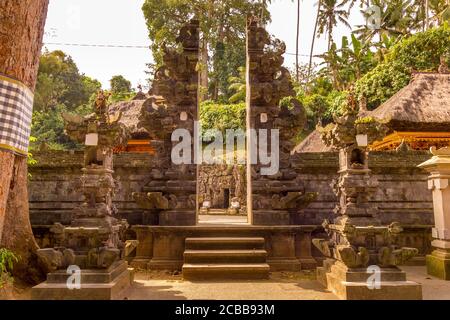 Goa Gajah Tempel in Bali, Indonesien Stockfoto