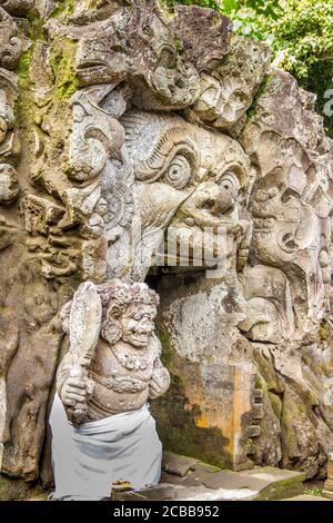 Goa Gajah Tempel in Bali, Indonesien Stockfoto