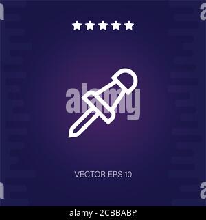 Pushpin Vektor-Symbol moderne Illustration Stock Vektor