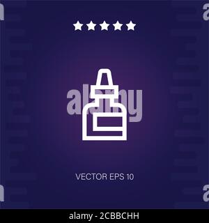 Zahnfleisch Vektor-Symbol moderne Illustration Stock Vektor