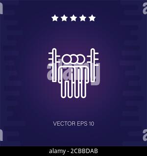 Mob Vektor-Symbol moderne Illustration Stock Vektor