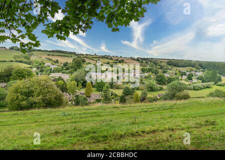Das Cotswold Dorf Naunton Stockfoto