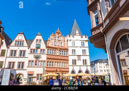 TRIER, 20. JULI 2020: Altstadt von Trier Stockfoto