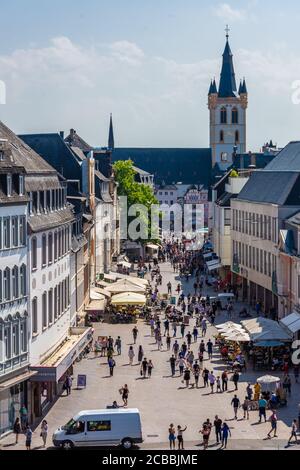 TRIER, 20. JULI 2020: Stadtbild von Trier Stockfoto