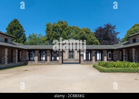 Die römische Festung Saalburg in Hessen Stockfoto