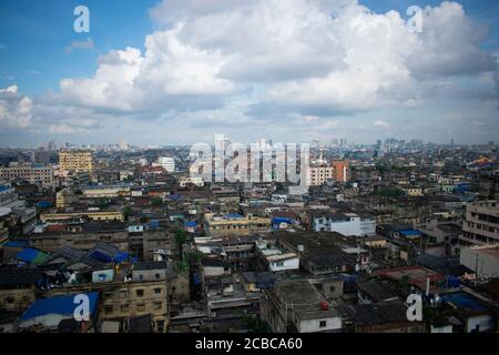 Blick auf die Skyline von kalkutta Stockfoto