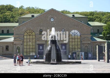 Abrau-Durso Wein- und Champagner-Produktionshaus Stockfoto