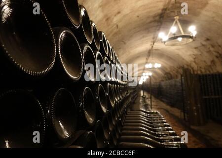 Abrau-Durso Wein- und Champagner-Produktionshaus Stockfoto