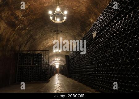 Abrau-Durso Wein- und Champagner-Produktionshaus Stockfoto