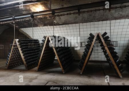 Abrau-Durso Wein- und Champagner-Produktionshaus Stockfoto