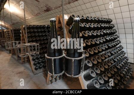 Abrau-Durso Wein- und Champagner-Produktionshaus Stockfoto