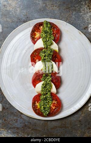 Caprese-Salat Stockfoto