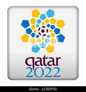 Katar FIFA World Cup 2022-Logo-Symbol Stockfoto