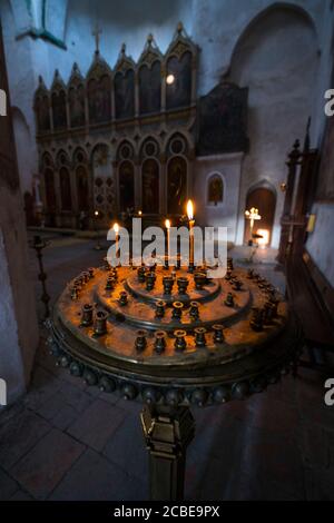 Ananuri Castle Complex, Mzcheta-Mtianeti Region, Georgien, Naher Osten Stockfoto