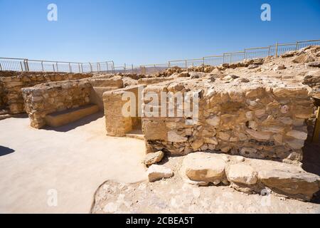 Israel, Negev. Tel Arad Archäologische Stätte und Nationalpark Stockfoto