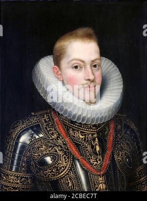 Philipp III. (1578-1621), König von Spanien, Porträtmalerei von Werkstatt von Frans Pourbus dem Jüngeren, um 1600 Stockfoto