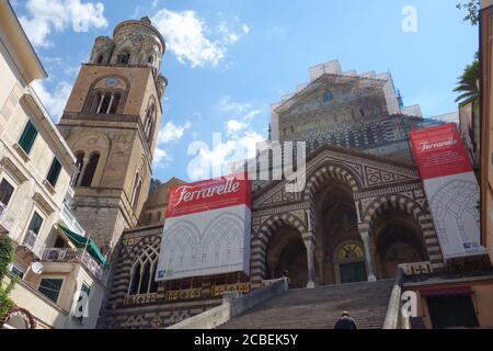 Amalfi Kathedrale in Kampanien, Italien Stockfoto