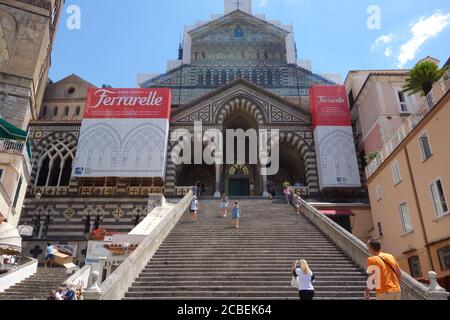Amalfi Kathedrale in Kampanien, Italien Stockfoto