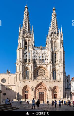 Kathedrale der Heiligen Maria von Burgos, Burgos, Kastilien und Leon, Spanien Stockfoto
