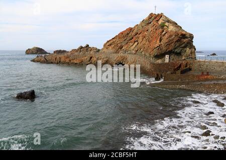 Roque de las bodegas auf Teneriffa, Kanarische Inseln, Spanien. Stockfoto