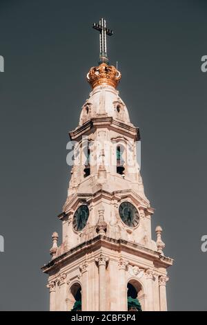 Hauptbasilika des Heiligtums von fatima in Fatima, Portugal Stockfoto