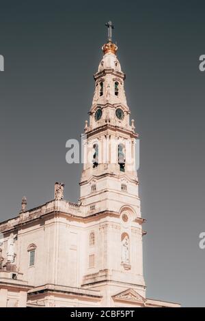 Hauptbasilika des Heiligtums von fatima in Fatima, Portugal Stockfoto