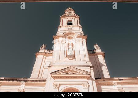 Hauptbasilika des Heiligtums von fatima in Fatima, Portugal Stockfoto