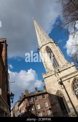 St Mary's Church in Castlegate in der City of York, Yorkshire, England. Stockfoto