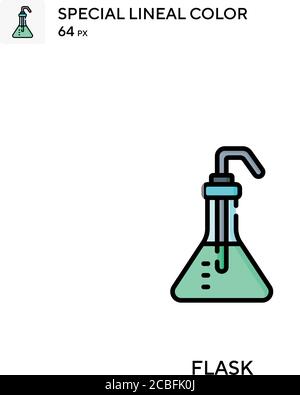 Einfaches Vektor-Symbol für Kolben. Flask Symbole für Ihr Business-Projekt Stock Vektor