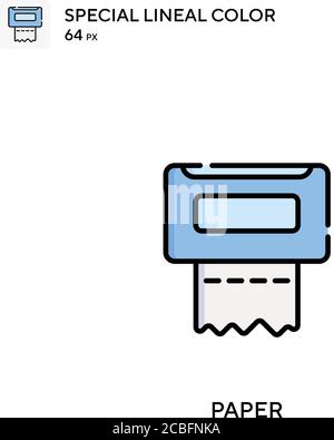 Einfaches Vektorsymbol für Papier. Papiersymbole für Ihr Geschäftsprojekt Stock Vektor