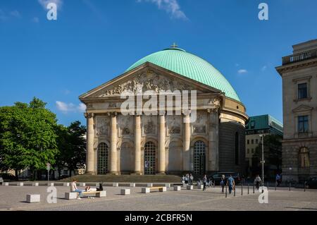 St. Hedwigs-Kathedrale zu Berlin Deutschland Bebelplatz Stockfoto