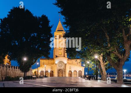 Kirche von San Pedro in Gijon, Asturien, Nordspanien Stockfoto