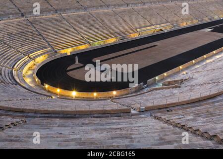 Erste moderne Olympiastadion in Athen, Griechenland. Stockfoto