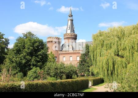 Moyland Castle in DeutschlandWasserschloss Stockfoto