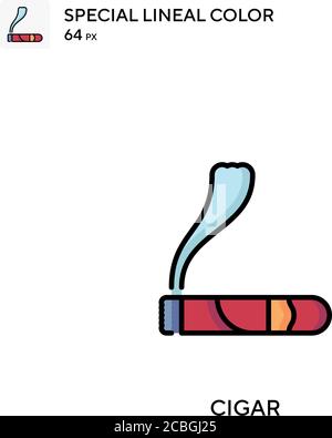 Rocket Special Lineal Farbe Vektor-Symbol. Raketensymbole für Ihr Geschäftsprojekt Stock Vektor