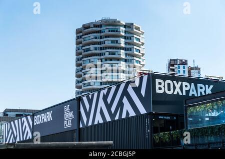 Croydon No. 1 Building oder 50p Building oder NLA Towers Stockfoto