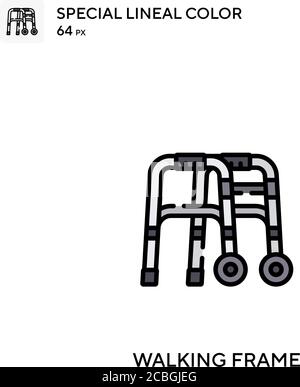 Kartenspezial lineales Farbvektorsymbol. Ordnen Sie Symbole für Ihr Geschäftsprojekt zu Stock Vektor