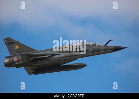 Ein französisches Atombombsflugzeug vom Typ Dassault Mirage 2000N Stockfoto