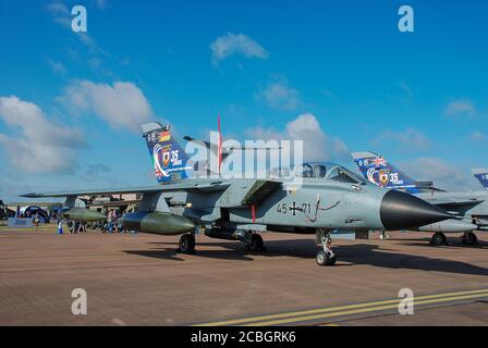 Panavia Tornado GR4A Mehrzweck-Kampfflugzeug wurde von Italien, Großbritannien und Westdeutschland entwickelt Stockfoto