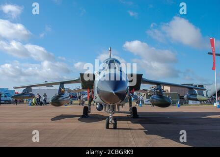 Panavia Tornado GR4A Mehrzweck-Kampfflugzeug wurde von Italien, Großbritannien und Westdeutschland entwickelt Stockfoto