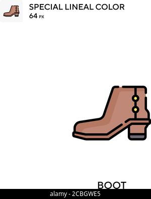 Spezielles lineales Farbvektorsymbol für Boot-Funktion. Startsymbole für Ihr Geschäftsprojekt Stock Vektor