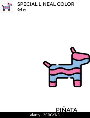 piñata spezielles lineales Farbvektorsymbol. piñata Icons für Ihr Business-Projekt Stock Vektor