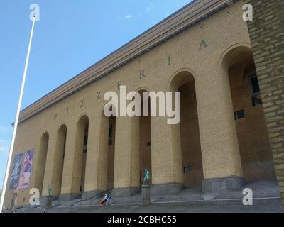 Göteborg, Schweden - Juni 18 2019: Die Fassade des Kunstmuseums am 18 2019. Juni in Göteborg, Schweden. Stockfoto