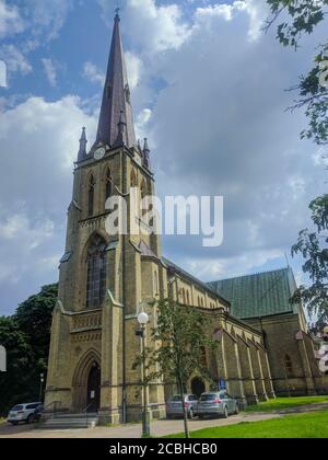 Göteborg, Schweden - Juni 18 2019: Außenansicht der Haga-Kirche am 18 2019. Juni in Göteborg, Schweden. Stockfoto