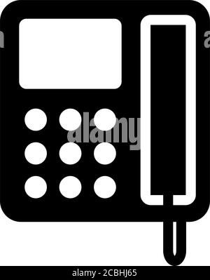 Telefon / Haushaltsgerät, Möbel Vektor Symbol illusration Stock Vektor