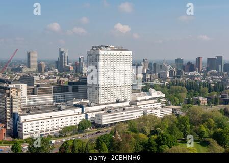 Rotterdam, Niederlande - Aug 14, 2019 : Erasmus University Medical Center Universität Luftaufnahme Stockfoto